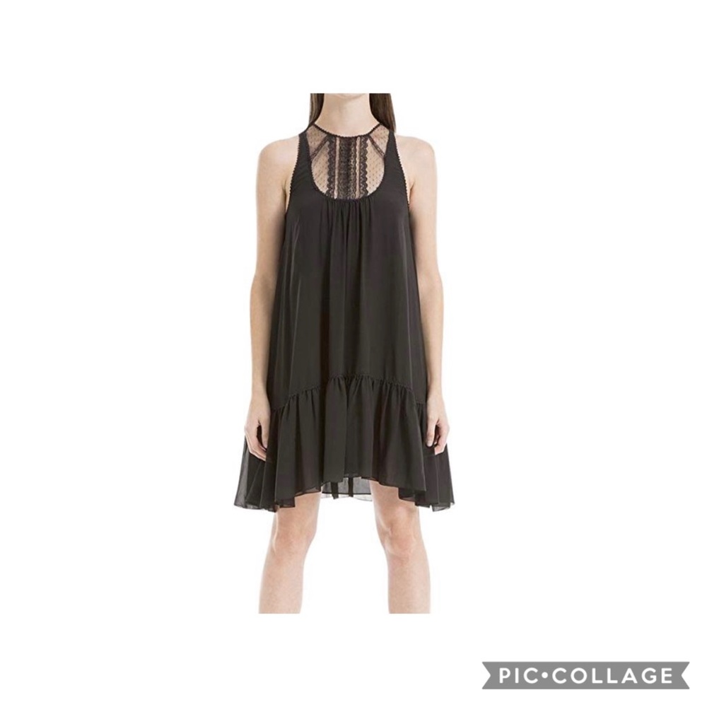 Max Studio Lace Trapeze Shift Dress - Medium